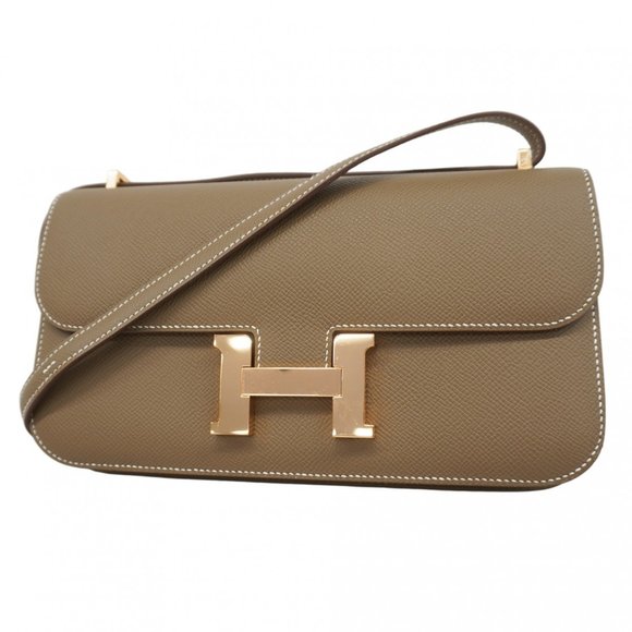 Hermes Hermès Constance Elan Shoulder Bag, Epsom Leather, Pink, W Stamp, Wome... - Picture 1 of 11